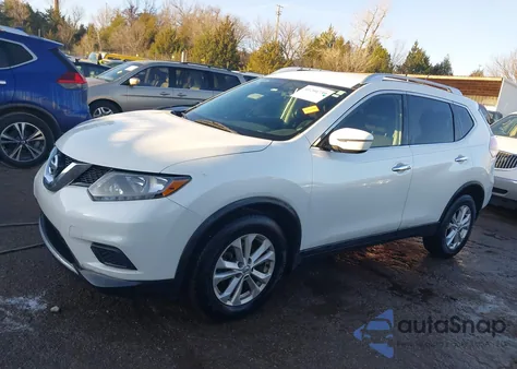 2016 Nissan Rogue Sv из США, поврежденный, VIN KNMAT2MT7GP729819